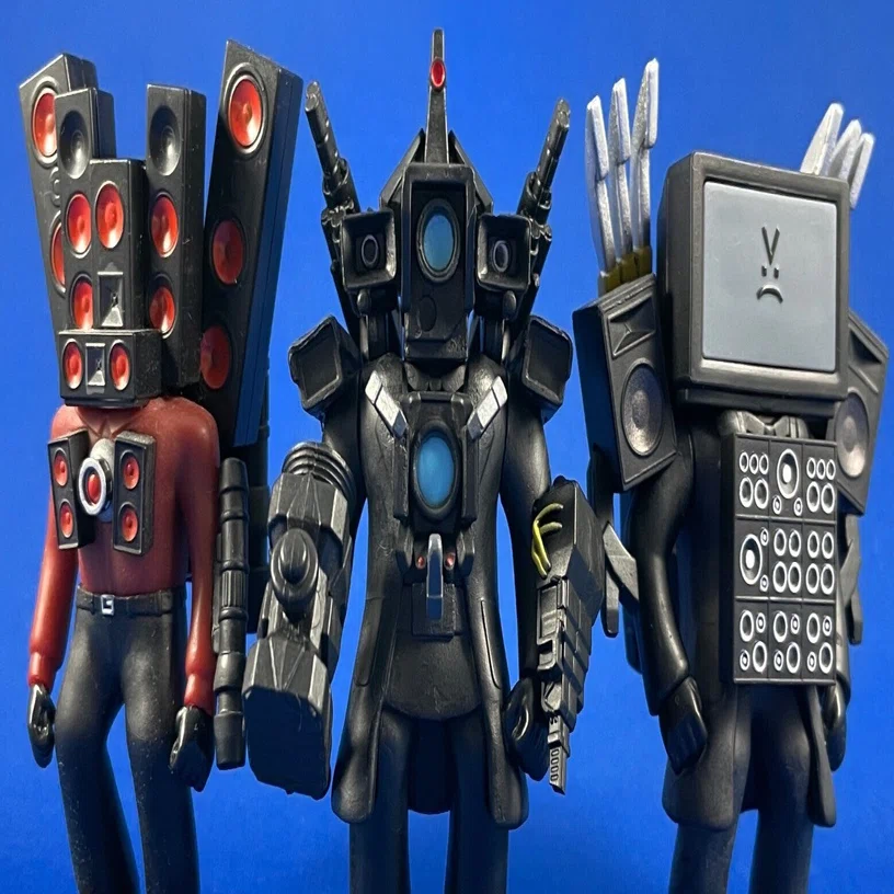 Skibidi Toilet タイタンコレクション 公式 フィギュア Amazon.com: Skibidi Toilet Titan 3 Pack – All-New Collectibles