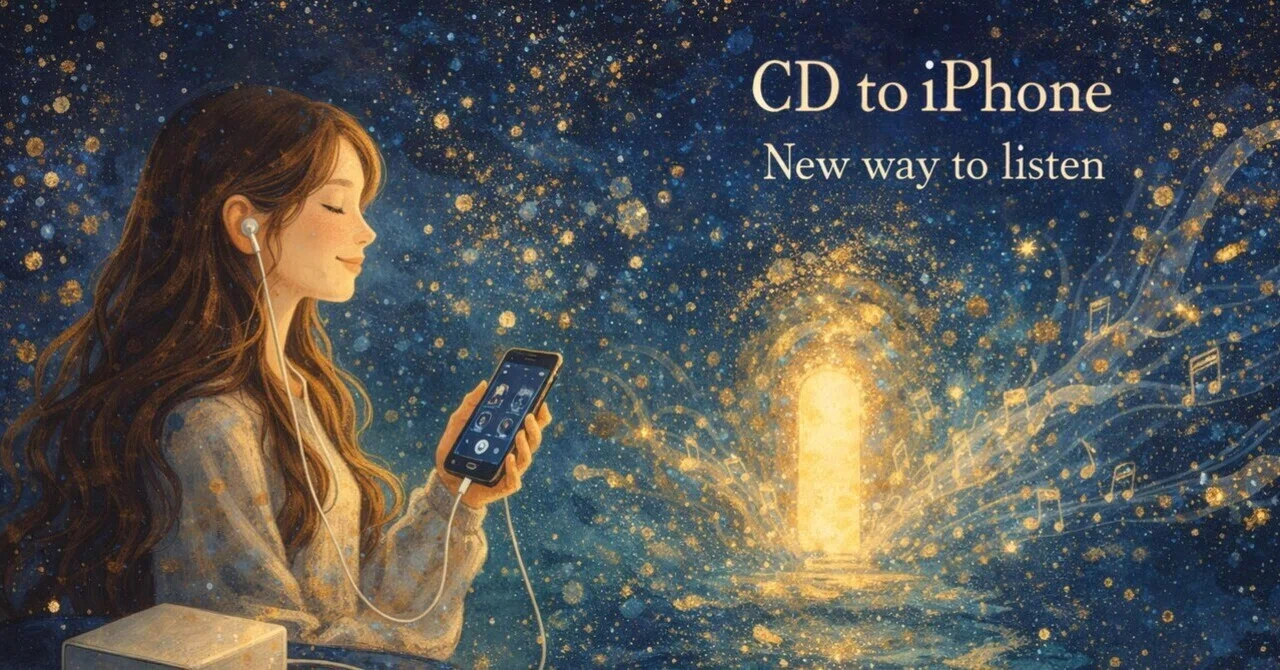 推しがサブスクにいない…PCなしでCDをiPhoneで聴けた話｜CDレコ6 