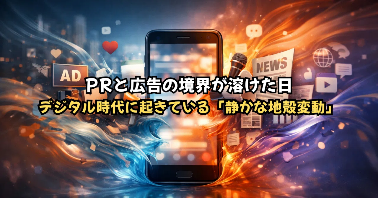 The Day the Boundary Between PR and Advertising Dissolved—The 'Quiet ...