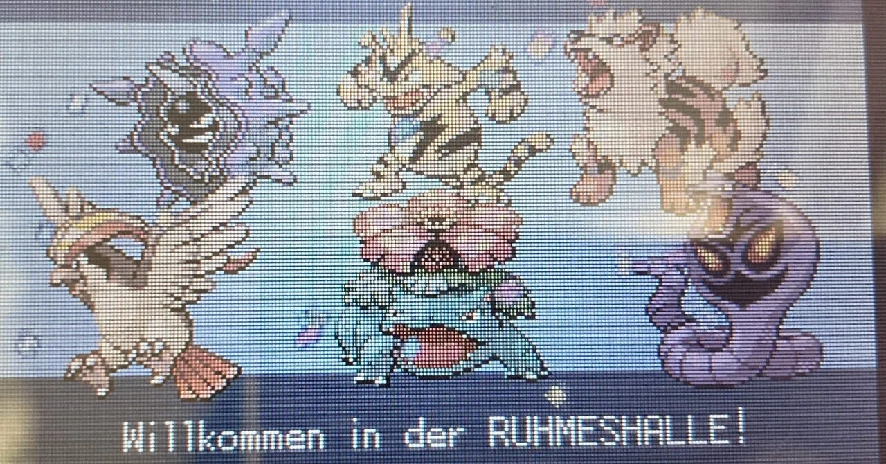 ドイツ語FR殿堂入り記録(FR限定ポケモン多め)｜るー