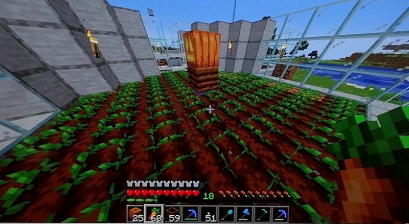 マイクラサバイバル日記 17 村人式自動農場で強制労働 アスナル総合館 Note