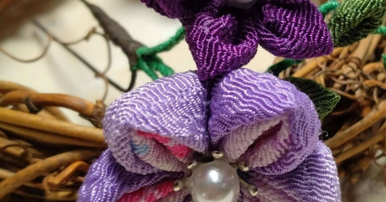 「桔梗とツタ」Uピン|Coto