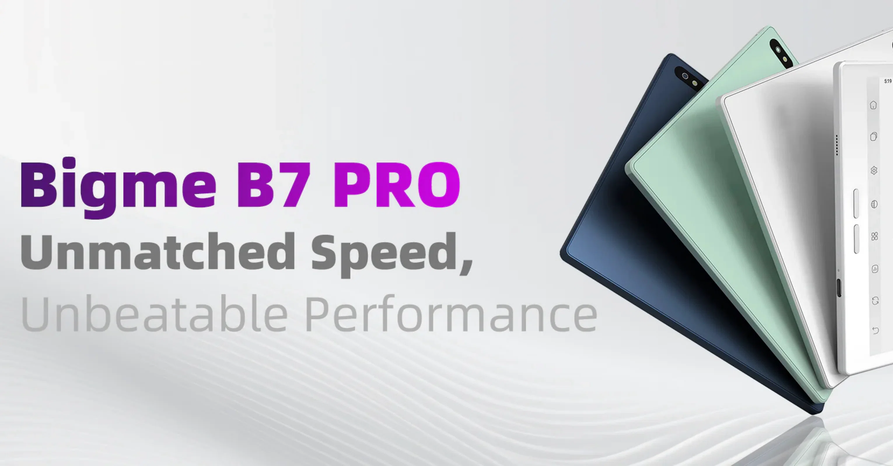 ほぼ未使用 Bigme B7 業者にて保護フィルム貼付 【公式通販】