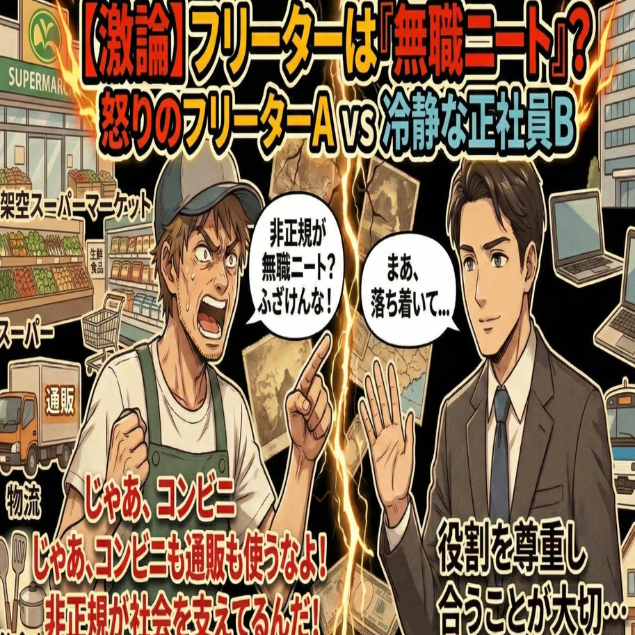 激論対談】フリーター＝無職ニート？ 「じゃあ、正社員様は二度と 