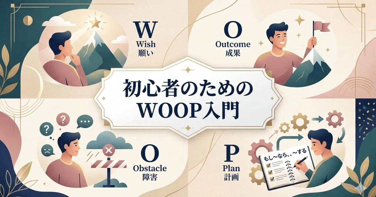 計画倒れになってしまう僕を救う「WOOP」の法則—【無料ワークシート付