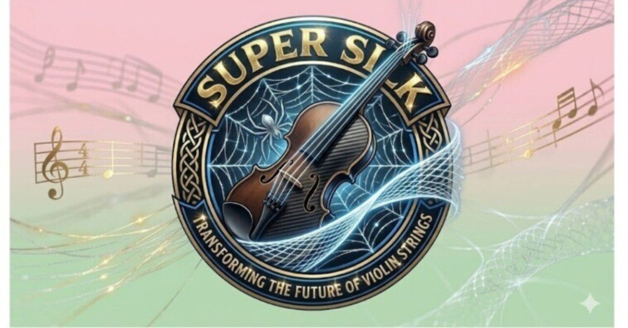 人工蜘蛛糸「スーパーシルク」が変えるバイオリン弦の未来