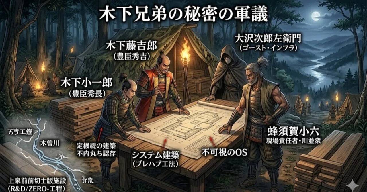 墨俣一夜城の完全犯罪｜nosoruni