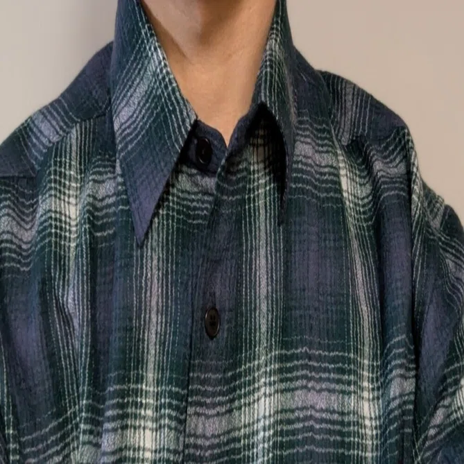 11 | AURALEE AIRY WOOL CHECK SHIRT 