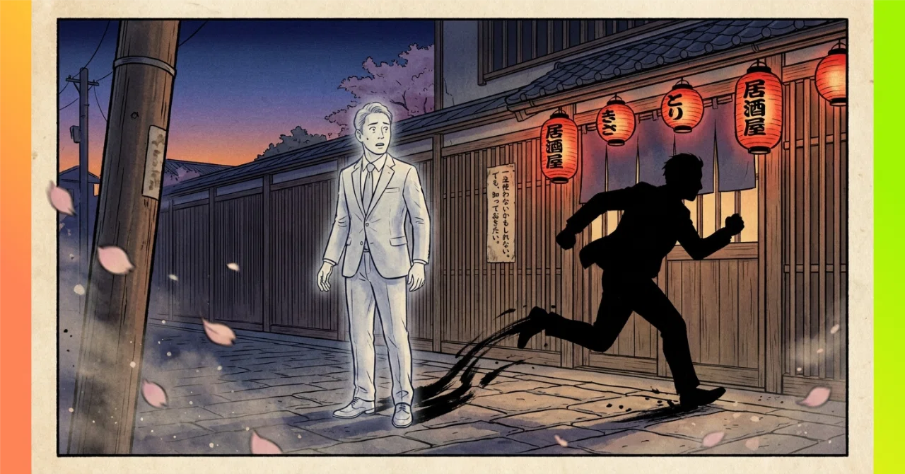 夕方に影が本体から離れ勝手に飲み屋へ無断離脱した時に使う英語 ｜ことのは👁‍🗨知識収集家