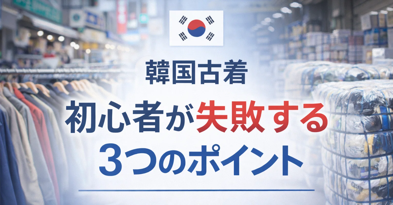 韓国古着の仕入れ方法を現地問屋オーナーが徹底解説｜初心者が失敗する 