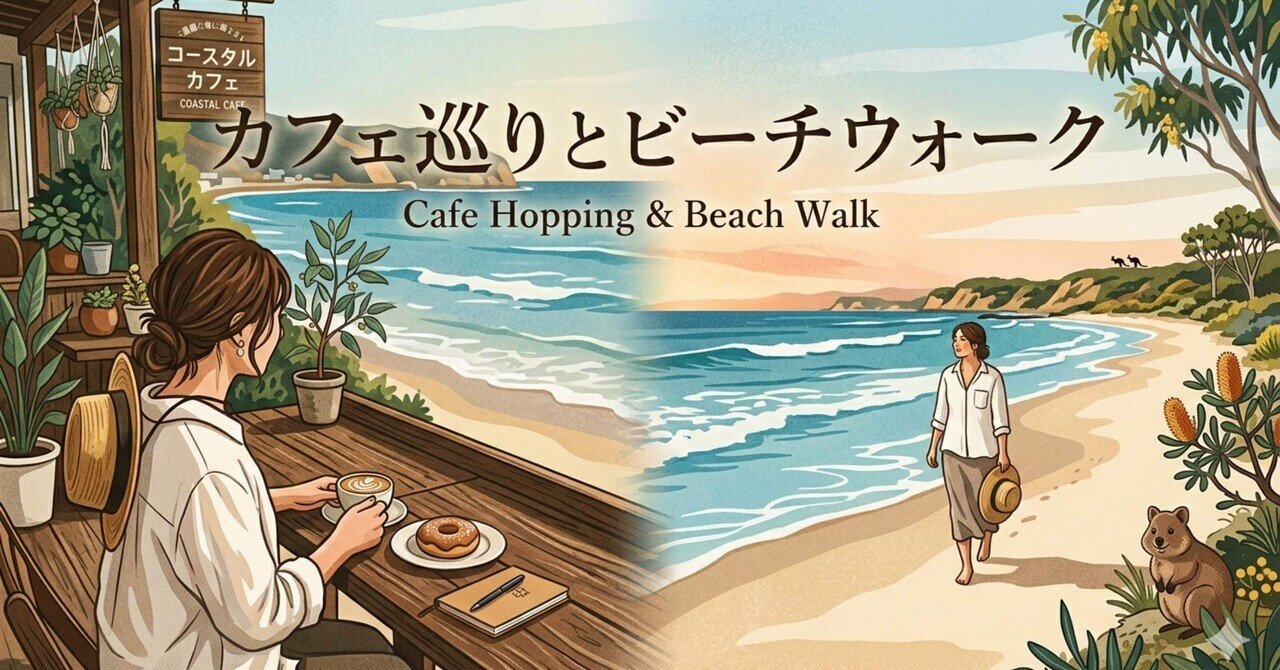 カフェ巡りとビーチウォーク｜Beko🇦🇺