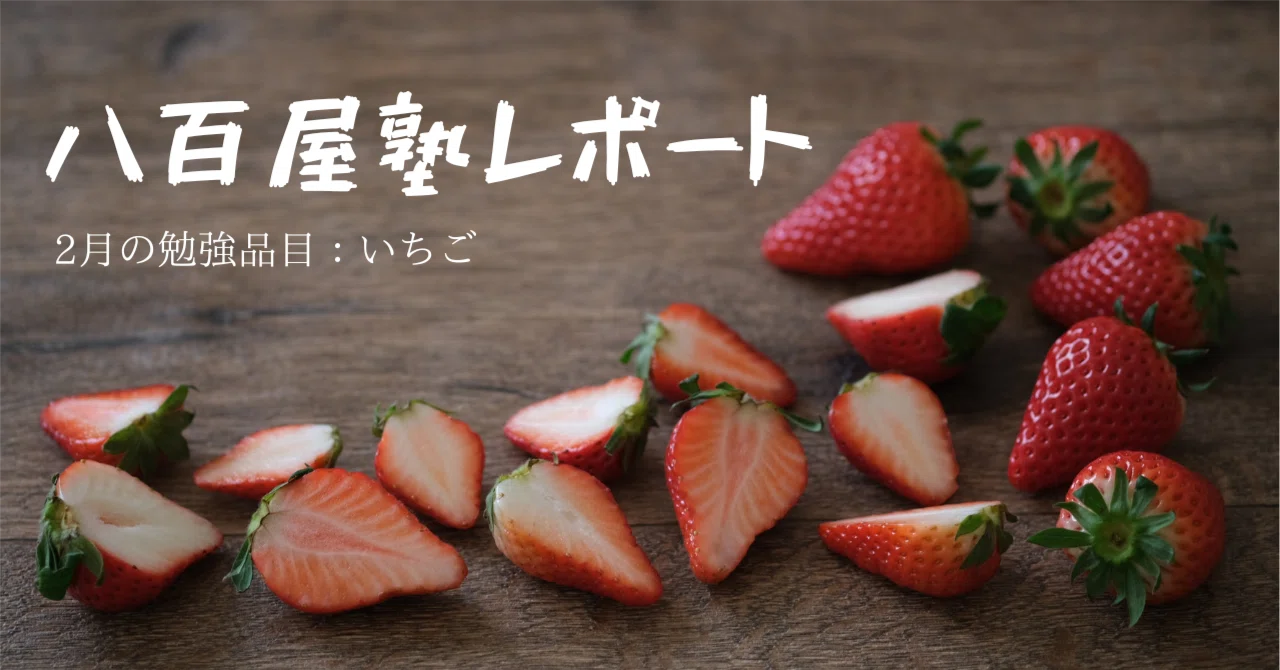 八百屋塾レポート】 勉強品目：いちご（2026/2/15開催）｜八百屋塾