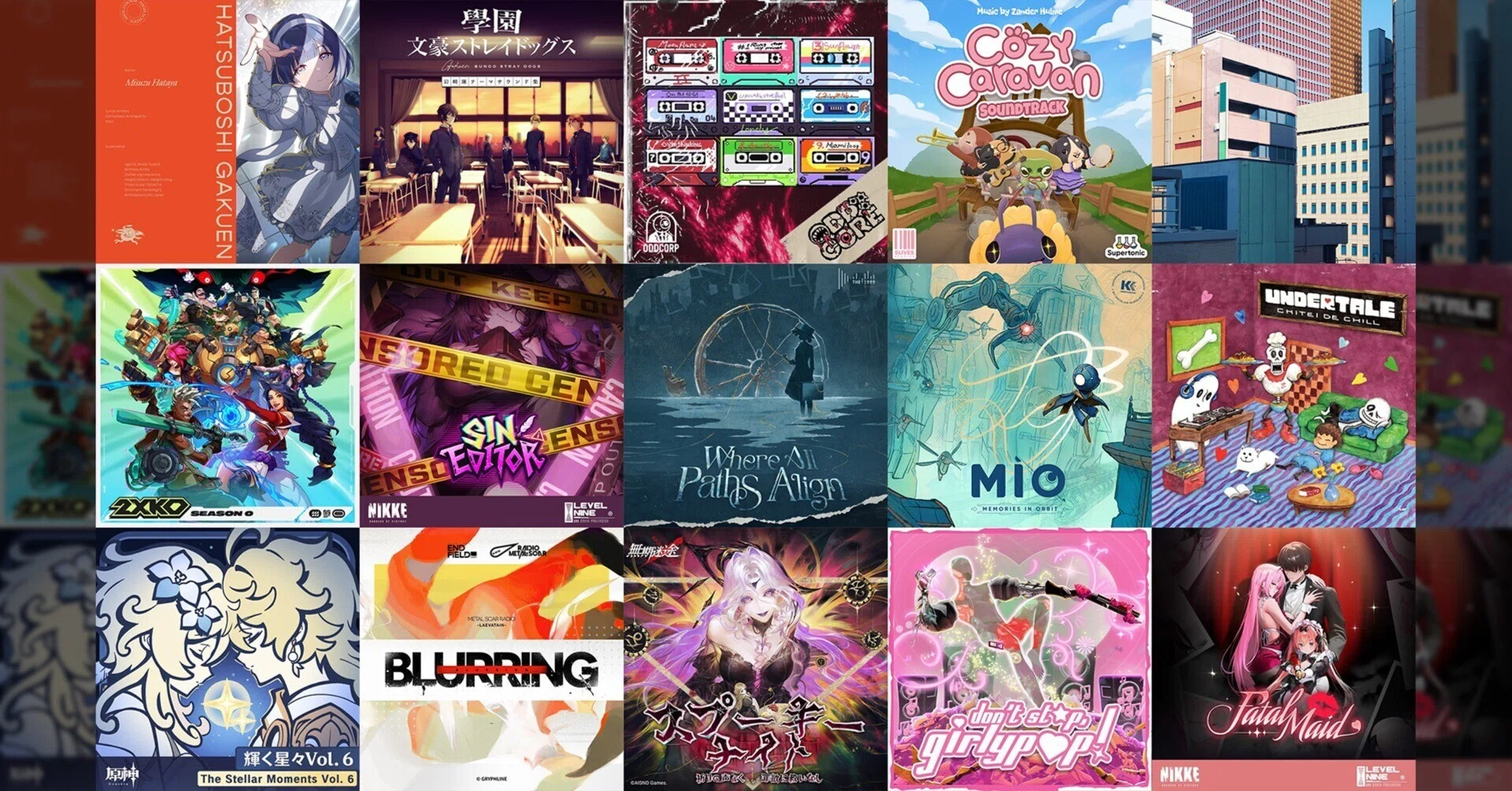 新譜新曲ゲーム音楽紹介：学マス、學スト、2XKO、NIKKE、リバース1999