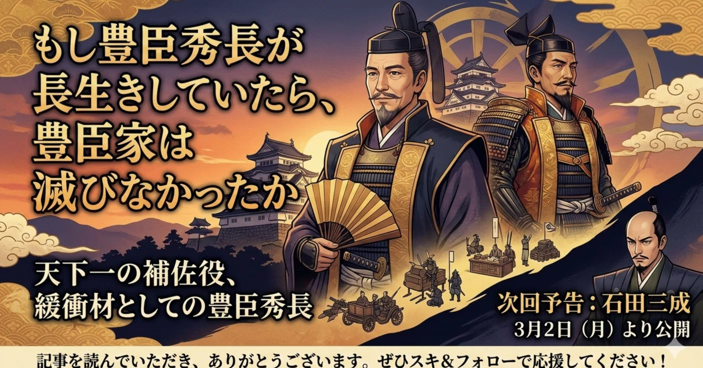 豊臣秀長 生き てい たら