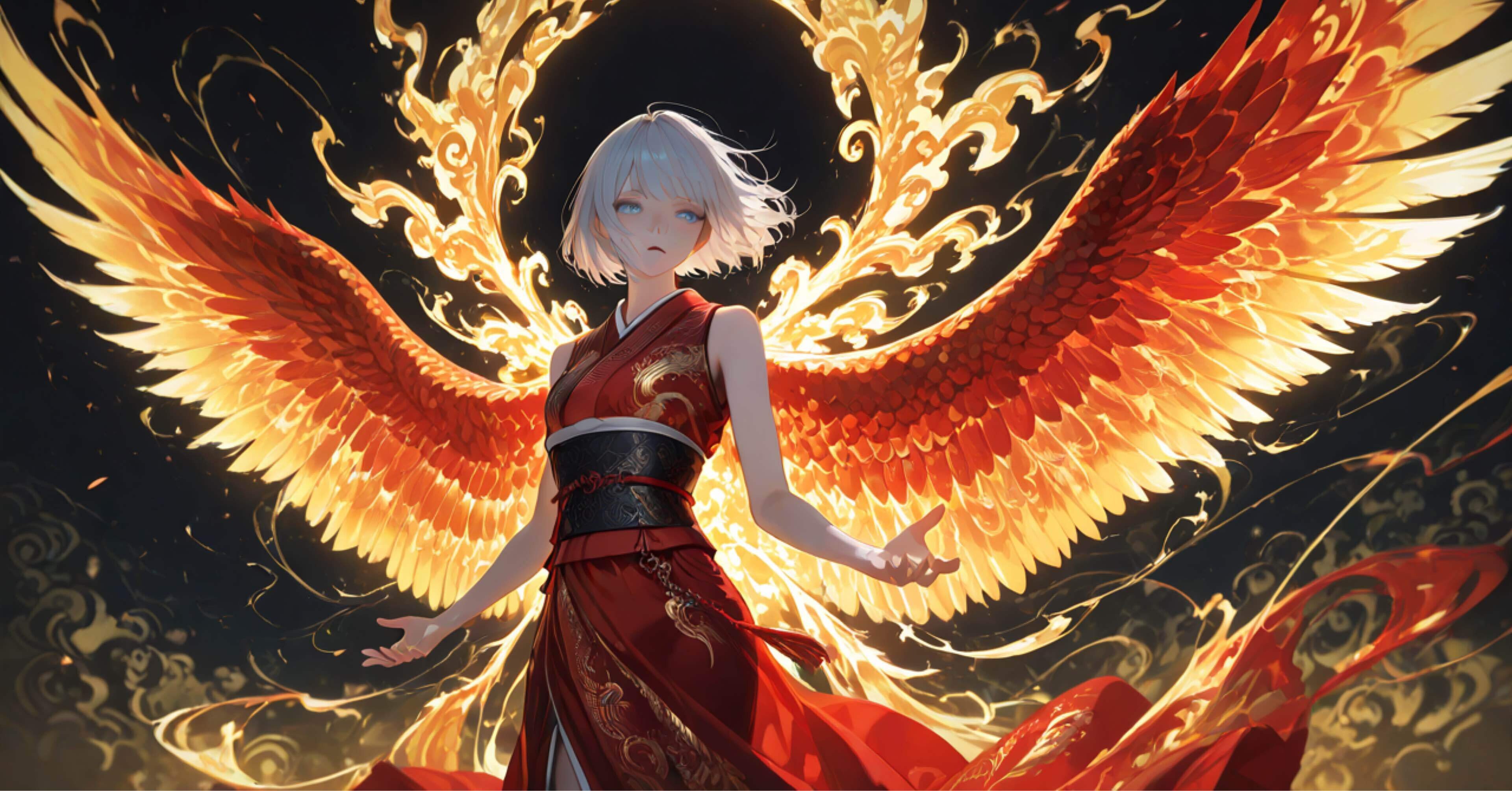 僕の趣味全開】鳳凰｜フェニックス｜伝説の鳥アート｜零ぴちゅ。