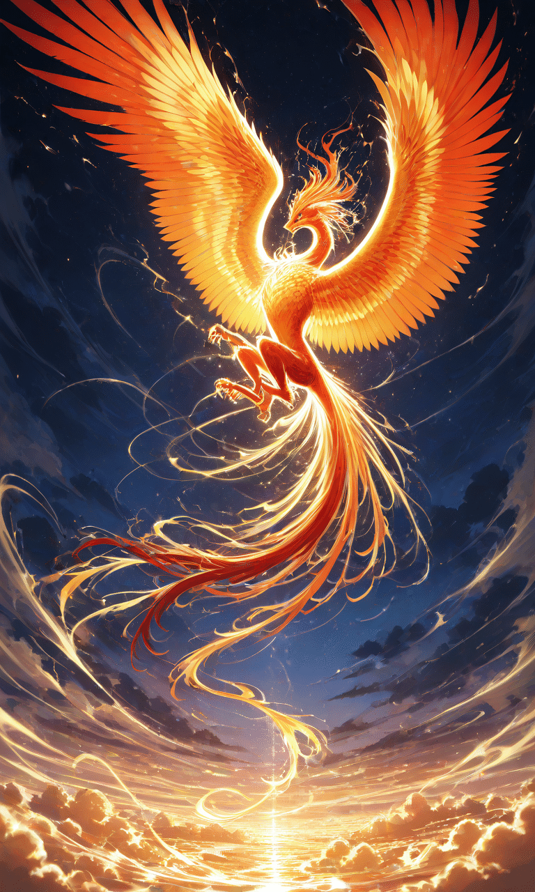 僕の趣味全開】鳳凰｜フェニックス｜伝説の鳥アート｜零ぴちゅ。