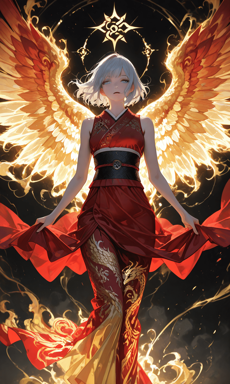 僕の趣味全開】鳳凰｜フェニックス｜伝説の鳥アート｜零ぴちゅ。