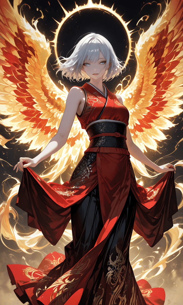 僕の趣味全開】鳳凰｜フェニックス｜伝説の鳥アート｜零ぴちゅ。