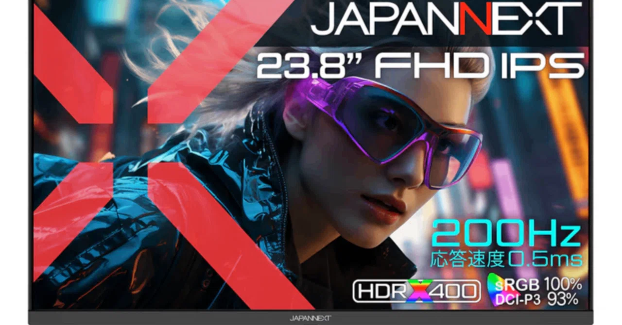 JAPANNEXT】200Hz 神コスパゲーミングモニター JN-IPS238G200F3
