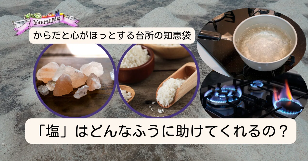 [Definitive Guide] How does salt help us?｜なつか｜里山の弁当屋YOME厨房