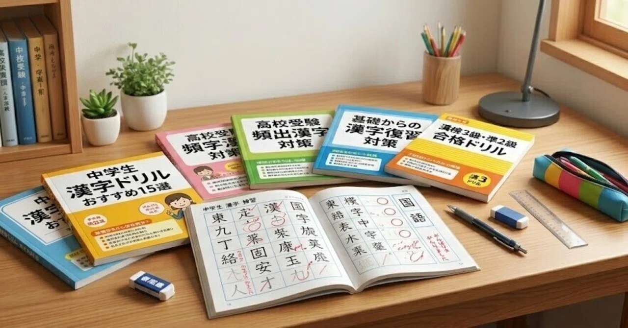 2026年最新】中学生向け漢字ドリルおすすめ15選！高校受験・基礎復習 