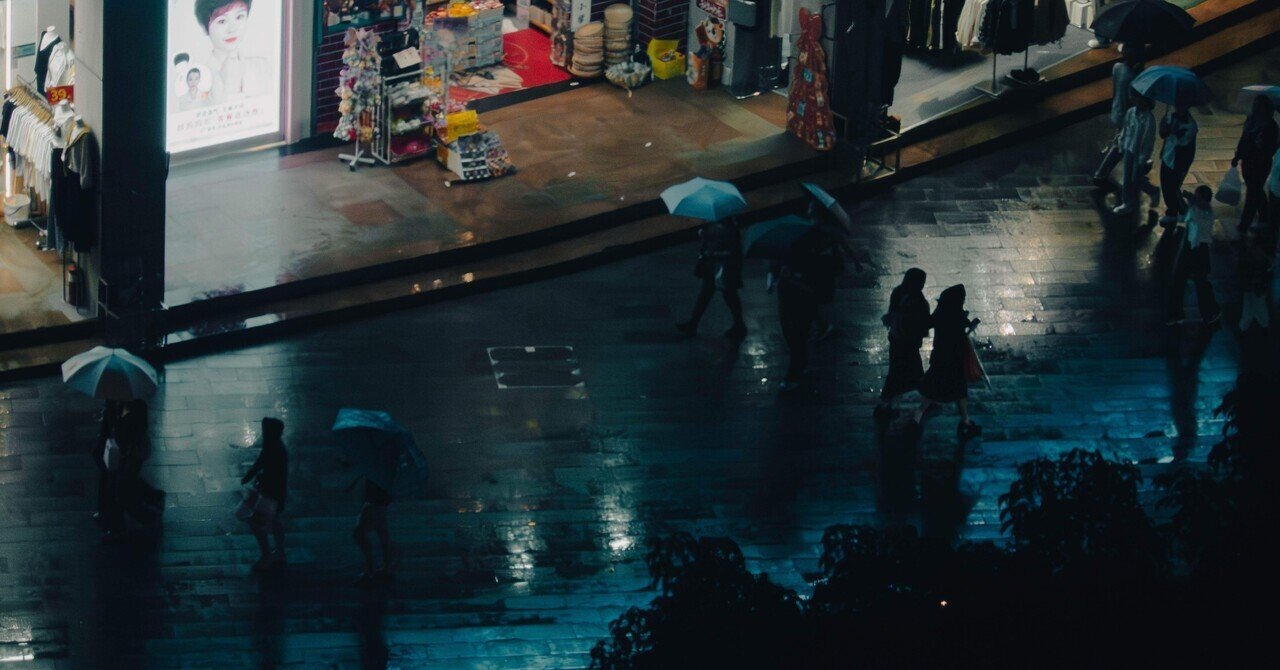 雨の一日と倉敷の夜｜beach_wave888