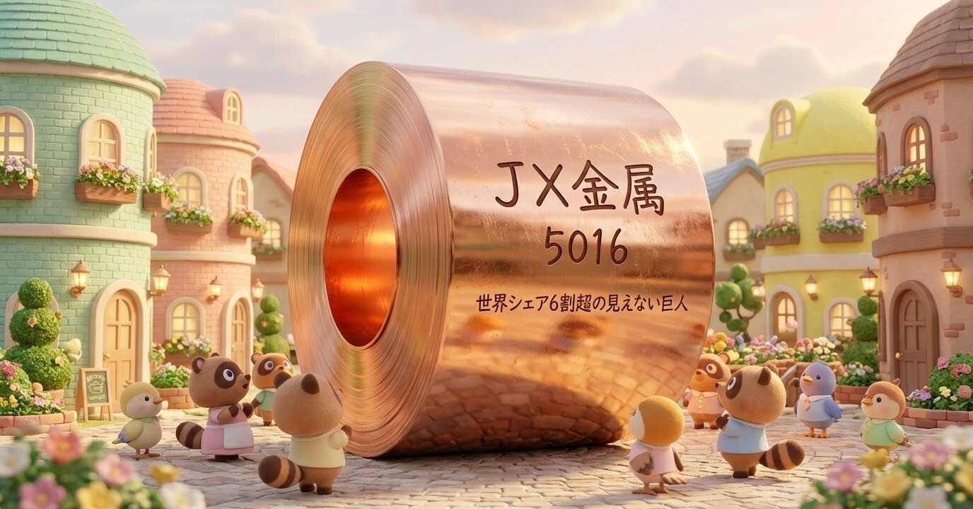 企業ゆる解説】JX金属（5016）― 半導体の進化を根底から支える、世界
