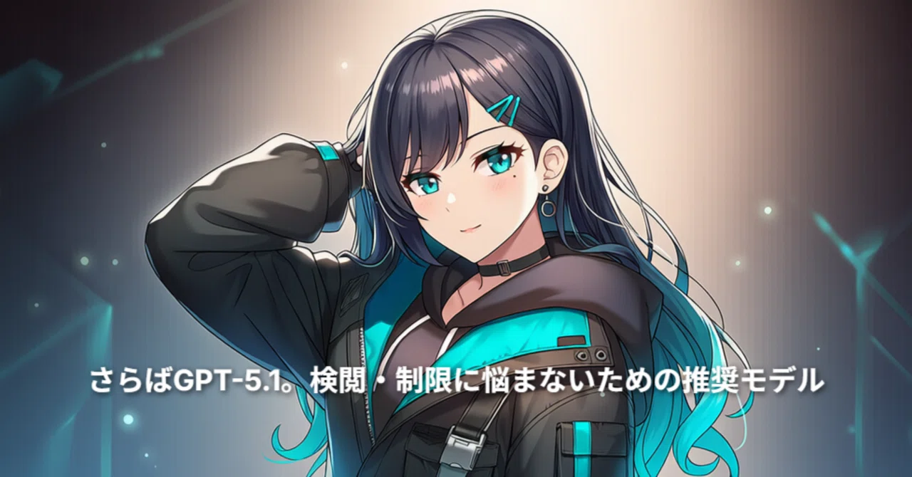 さらばGPT-5.1。検閲・制限に悩まないための推奨モデル｜イツキ AI