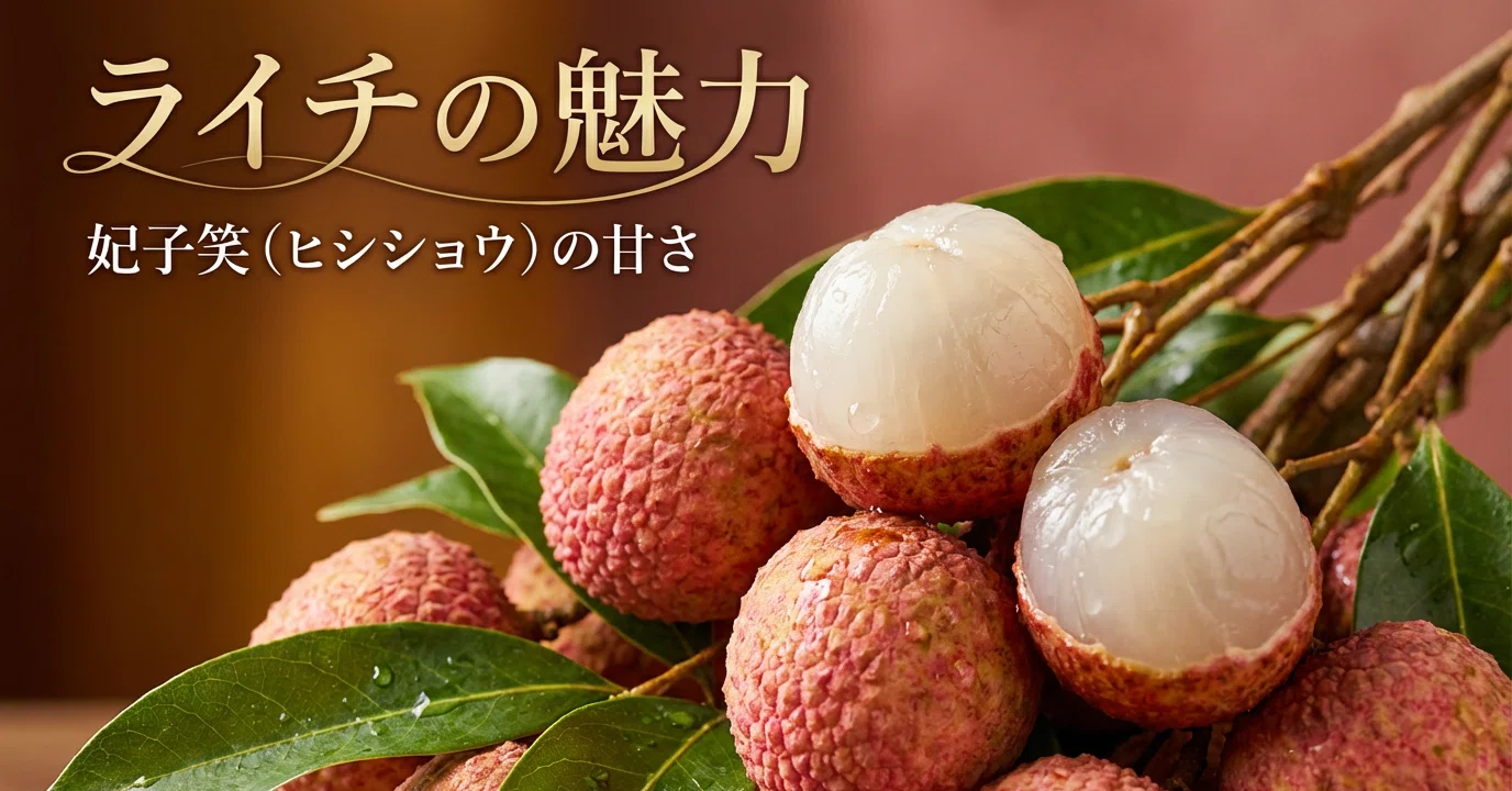 ライチの魅力 - 妃子笑（ヒシショウ）の甘さ｜ふるさとのかほり