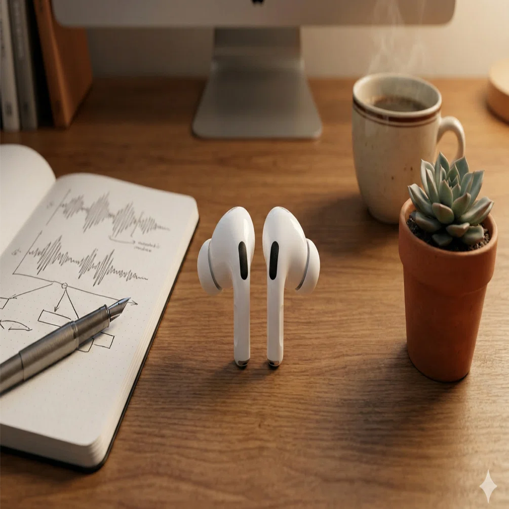 AirPods Pro 3がAmazonでしれっと9％引き──AirPods Pro 3は耳に 