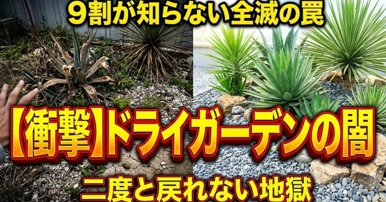 プロが伝授】憧れのドライガーデンで失敗しない！費用相場と後悔しない 