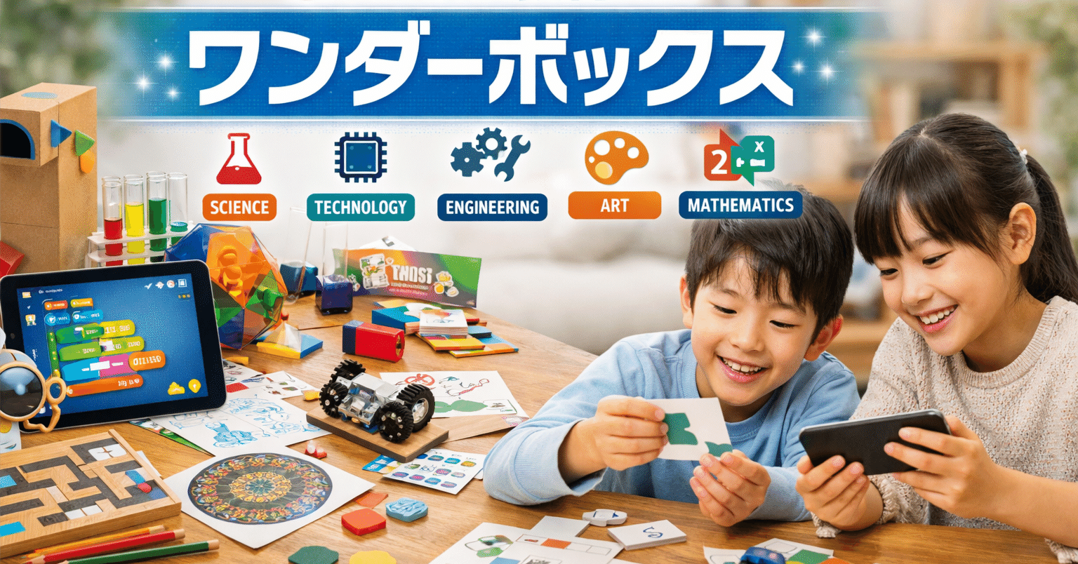 STEAM教育対応】ワンダーボックスは本当に効果ある？小学生パパの本音