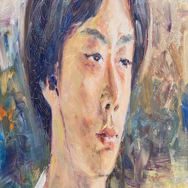 油彩人物画発注制作/家族.ご両親.記念の絵を一点一点丁寧に描きます