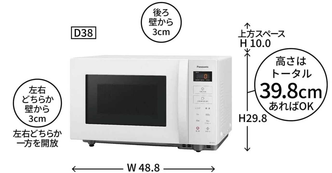 ガチでエグい。コスパ最強おすすめ電子レンジ「パナソニック 電子