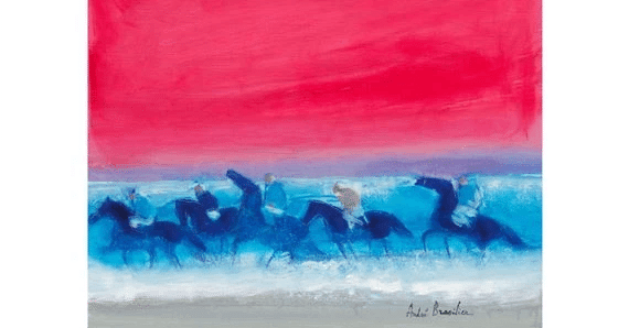 アンドレ・ブラジリエ（André Brasilier／1929年生）】 ――油彩、水彩