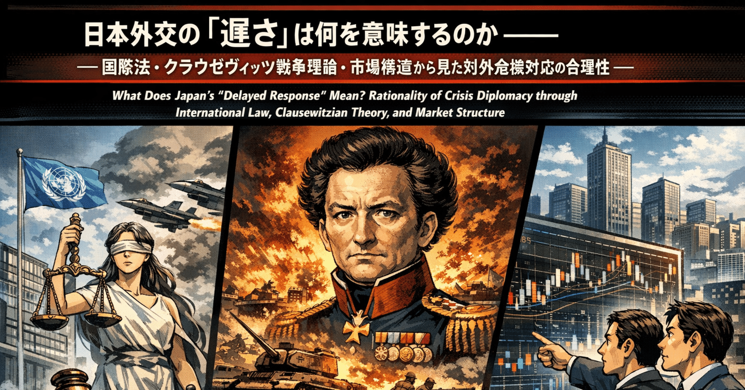 日本外交の「遅さ」は何を意味するのか――国際法・クラウゼヴィッツ戦争