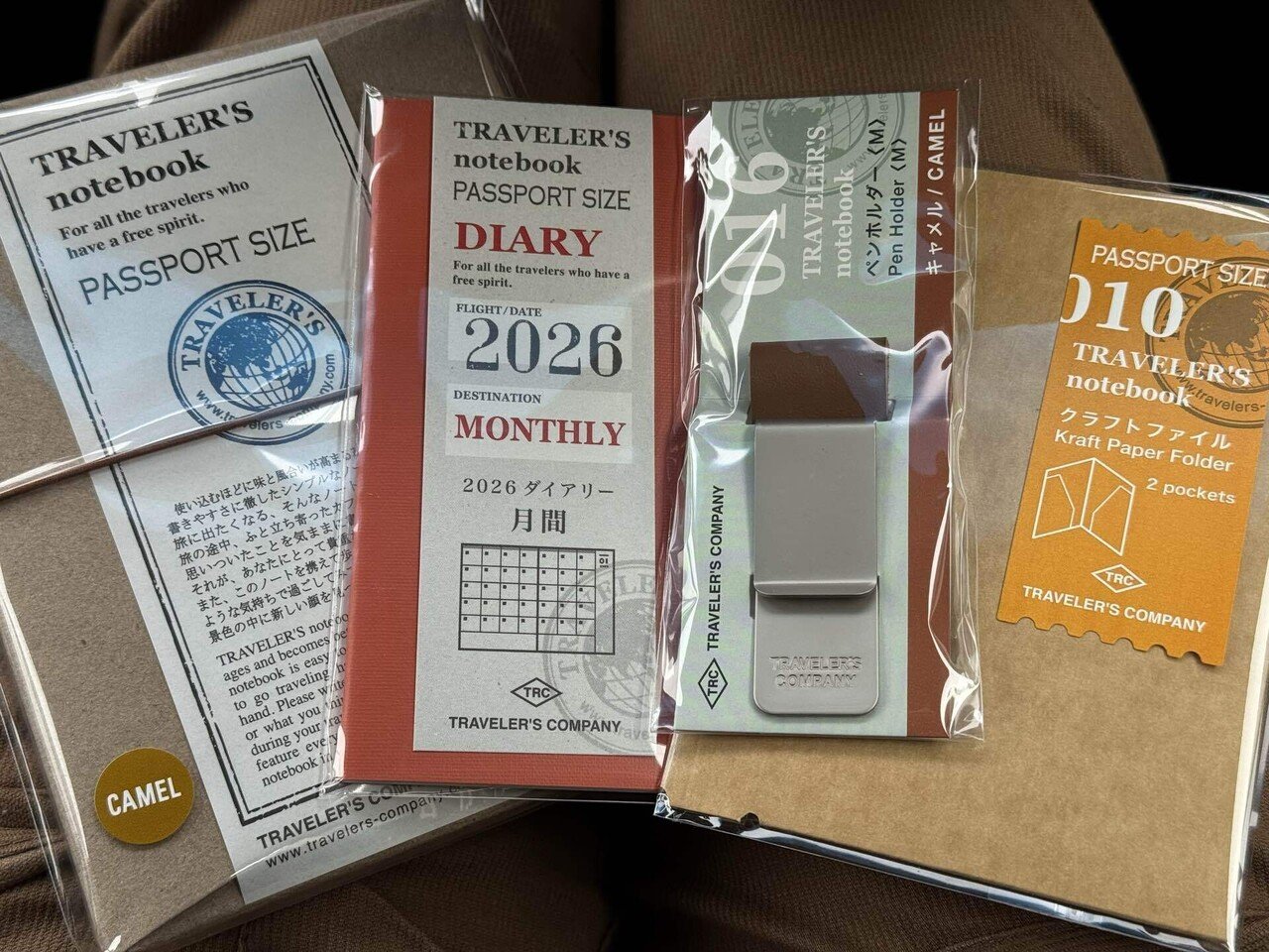 トラベラーズノート購入|パスポートサイズ|セットリスト｜一姫二太郎の