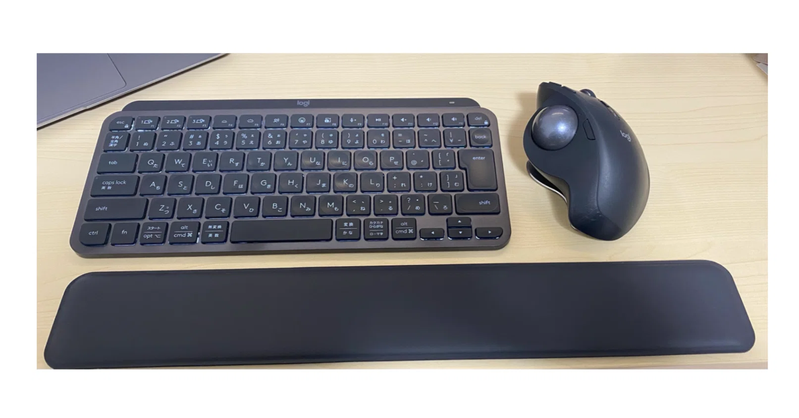 MX Keys Miniユーザー必見。ロジクール純正パームレストで変わる MX Keys Miniユーザー必見。ロジクール純正パームレストで変わる