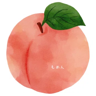 桃もめん