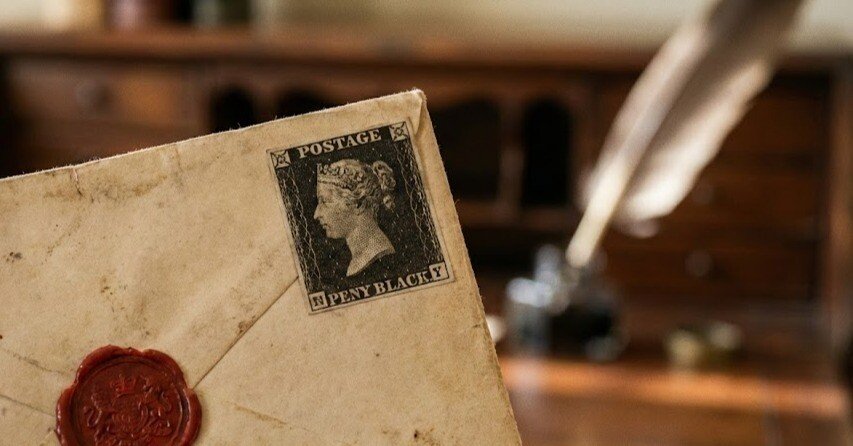 世界初の切手「ペニー・ブラック」｜Beyond Times (分野を超えて深掘り