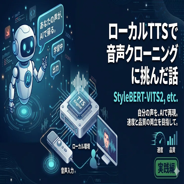 ぴぴに声を与える — ローカルTTSで音声クローニングに挑んだ話｜けい