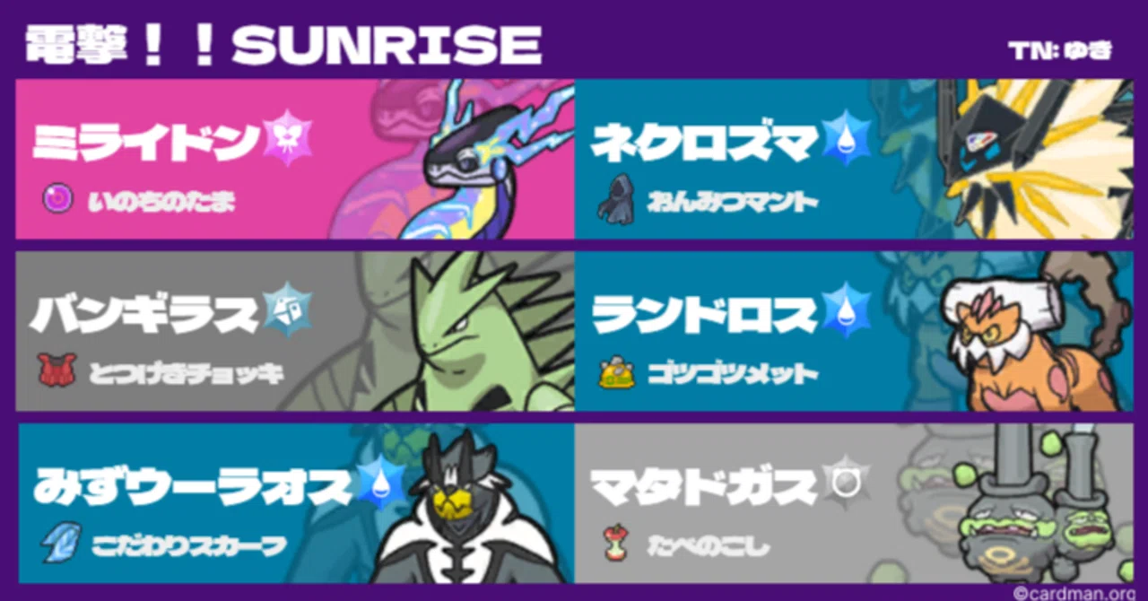 シーズン39 最終497位 R1841】 電撃！！SUNRISE｜れんぴょろ