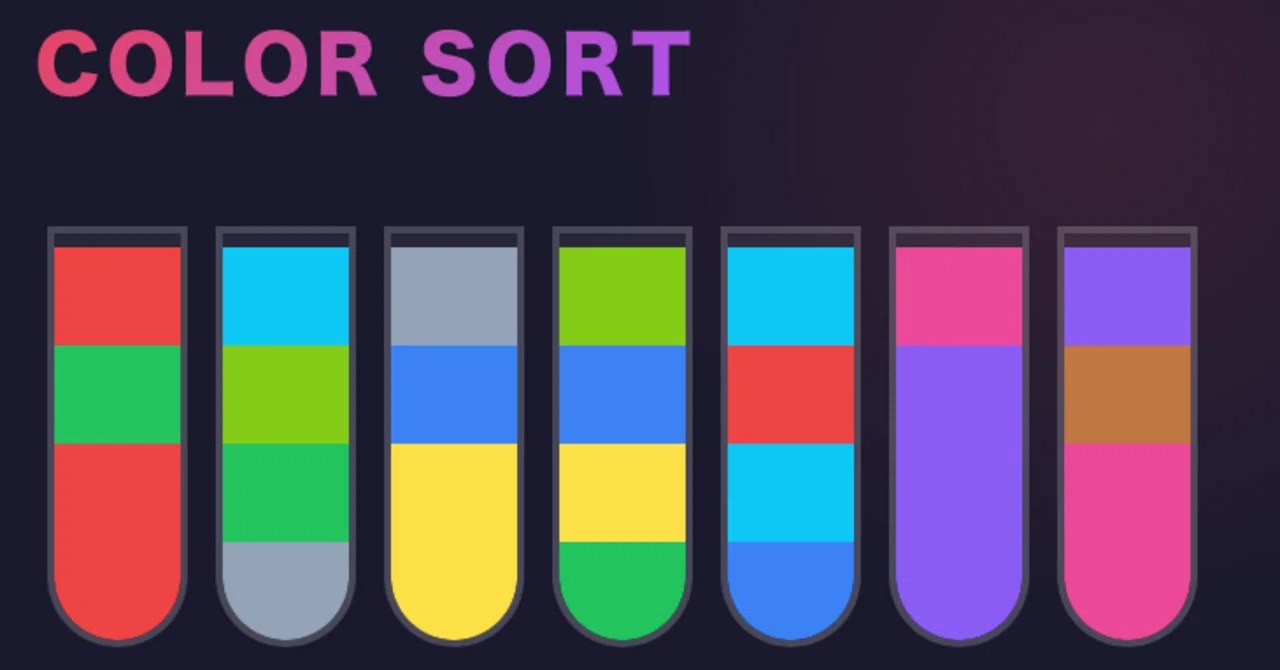 I had an AI make a Water Sort Puzzle for me, so now I can play for free ...