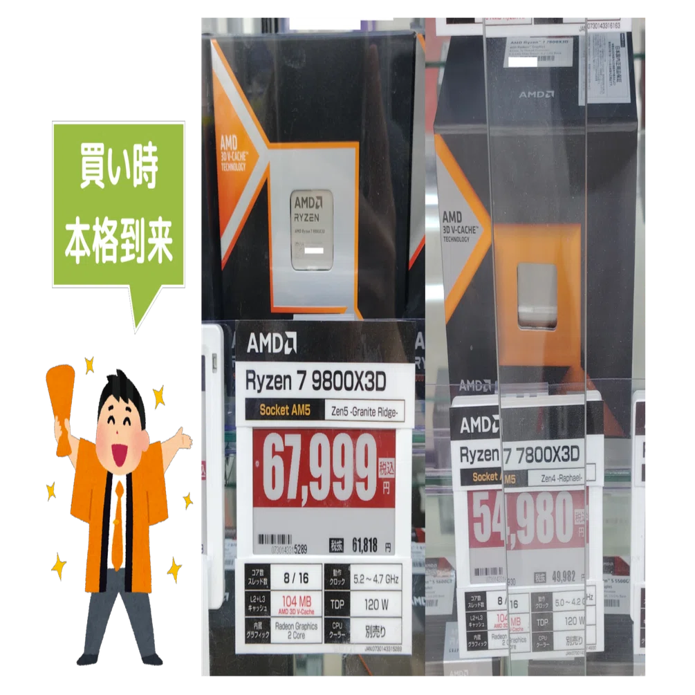 販促本格化？】全体的に値下がりが進むRyzenの価格と在庫状況を調べて