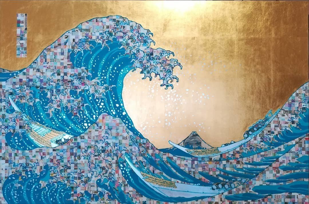 浮世絵紙幣絵画 北海道初上陸 Tartarosjapan 日乃谷 啓 Note