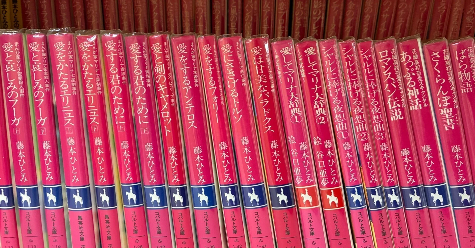 藤本ひとみ コバルト文庫他 全79冊 【公式通販】 藤本ひとみ コバルト文庫他 全79冊 【公式通販】