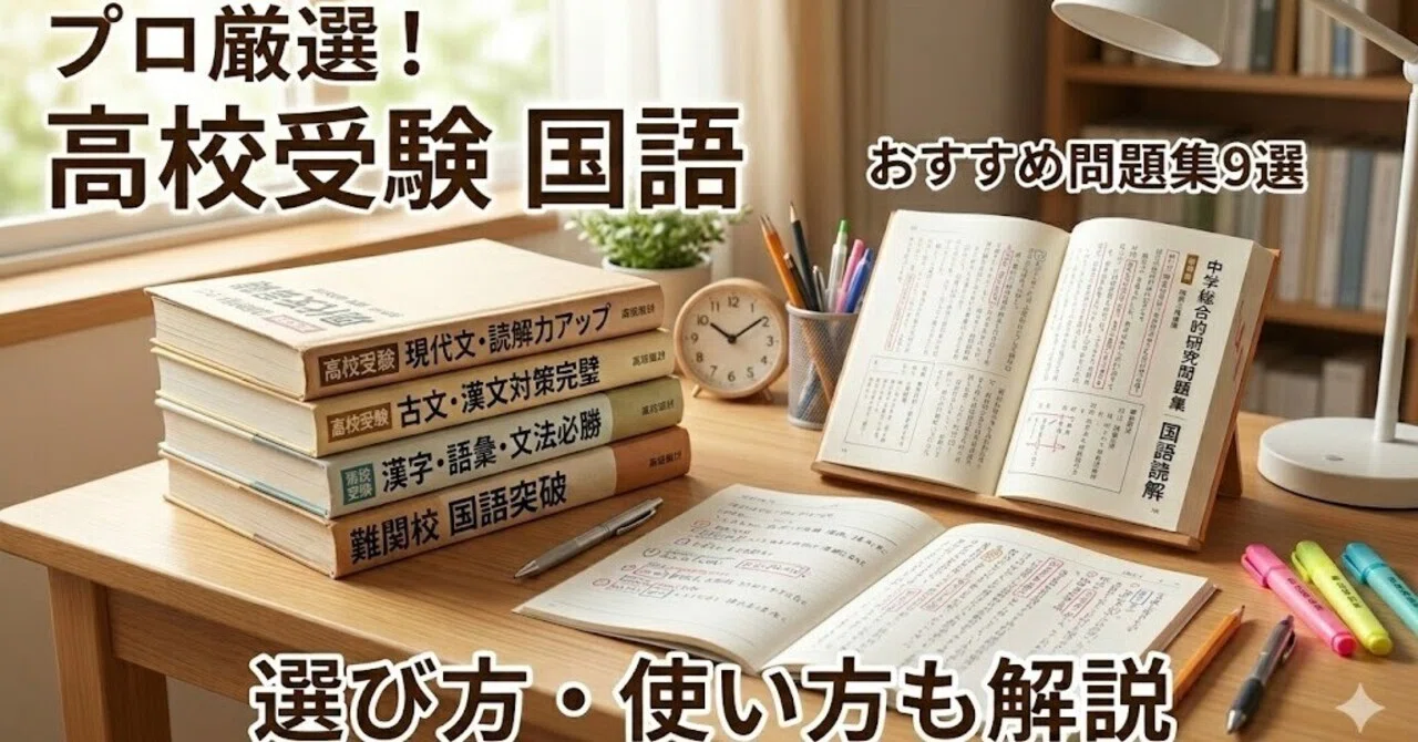 レベル・分野別】高校受験の国語問題集おすすめ9選！読解力が伸びる
