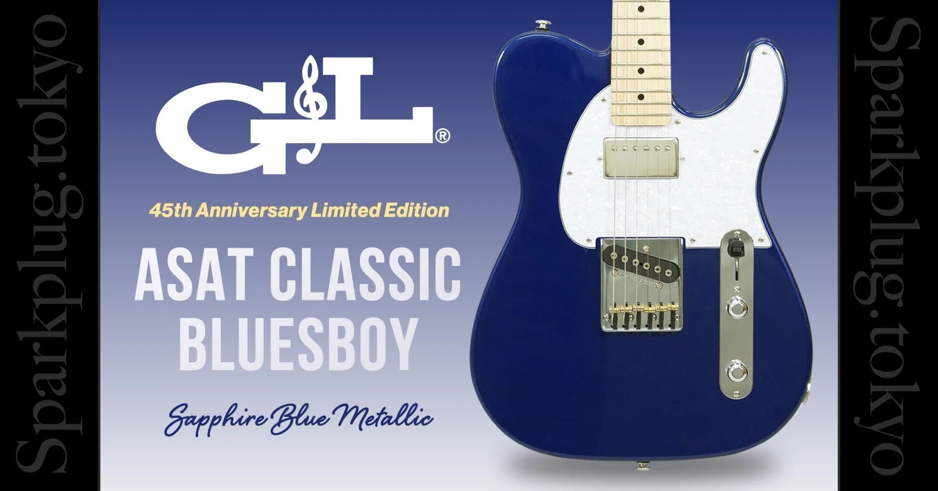 G&L 45周年を記念した全世界200本限定「ASAT Classic Bluesboy」を発見 G&L 45周年を記念した全世界200本限定「ASAT Classic Bluesboy」を発見