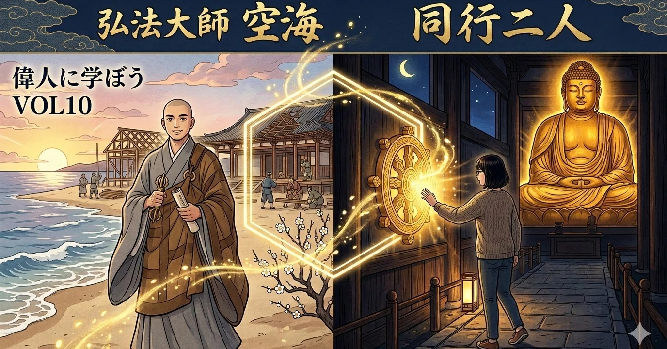 偉人に学ぼう】Vol.10 空海｜同行二人｜青霄 〜MOON MAISON〜