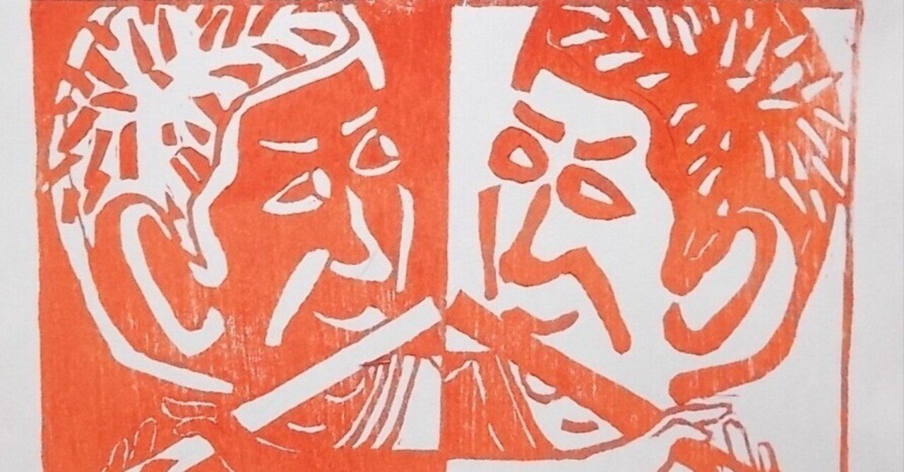 単色の中に、白が浮かび上がる｜絵が苦手でも、木版画はできる